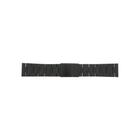 Watch strap Fossil FTW1115 Stainless steel Black 24mm