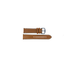 Watch strap Fossil FTW4016 Leather Brown 22mm