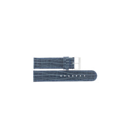 Watch strap Universal G600 Leather Blue 20mm