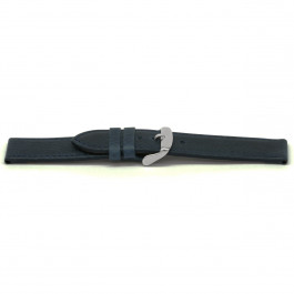 Watch strap Universal C629 Leather Blue 12mm