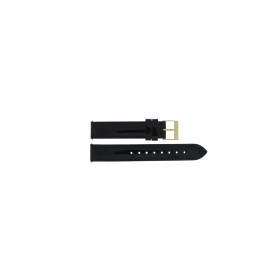 Watch strap Guess GW0098L3 / W0098L3 / Sugar Leather Black 16mm
