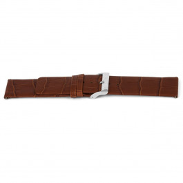 Watch strap Universal H345 Leather Cognac 22mm