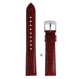 Watch strap Hamilton H690134104 Leather Red 18mm