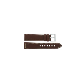 Watch strap Hamilton H690704104 Leather Brown 20mm