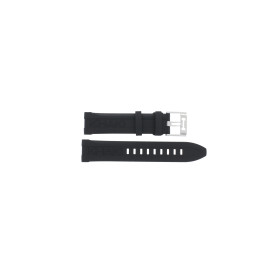 Watch strap Hamilton H82515330 / H691825100 Rubber Black 22mm