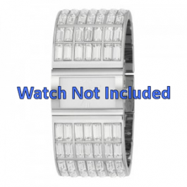 DKNY watch strap NY-3768 Steel Silver 20mm 