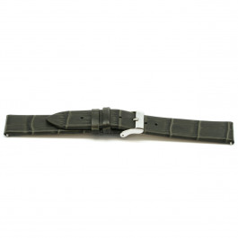 Watch strap Universal F815 Leather Grey 18mm