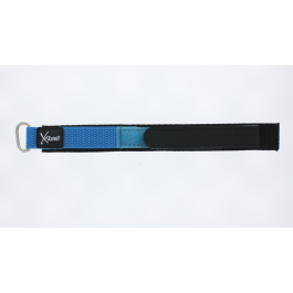 Watch strap Universal KLITTENBAND 412R Velcro Light blue 14-16mm variabel