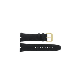 Watch strap Jaguar J858-1 / J858-3 Leather Black 28mm