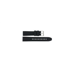 Watch strap Universal JD143 Silicone Black 22mm