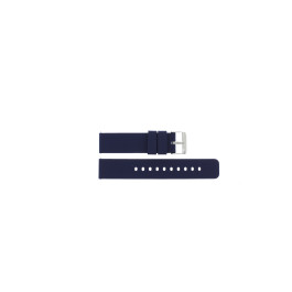 Watch strap Universal JD417.05 Silicone Blue 22mm