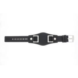 Watch strap Fossil JR1156 / JAKE Leather Black 24mm
