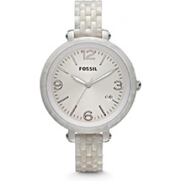 Watch strap Fossil JR1407 Plastic White 12mm