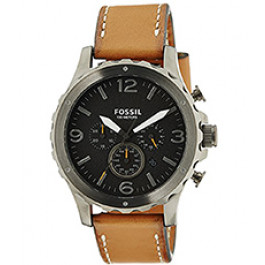 Watch strap Fossil JR1467 Leather Brown 22mm