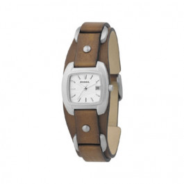 Watch strap Fossil JR8897 Leather Brown 12mm