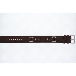 Watch strap Fossil JR9972 Leather Brown 12mm