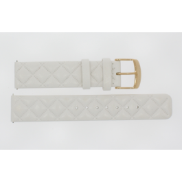 Watch strap Smartwatch Festina F50002/1 / BC10977 Leather White 18mm