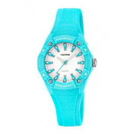 Watch strap Calypso K5675-2 Plastic Turquoise 16mm