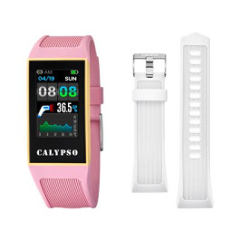 Watch strap Smartwatch Calypso K8502-1 Rubber Pink