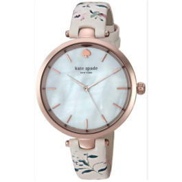 Watch strap Kate Spade New York KSW1422 Leather White