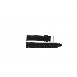 Watch strap Seiko SNAD93P1 / 7T62 0HW0 / 4A3J1JL / L0CR011J0 Leather Black 21mm