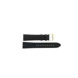 Watch strap Seiko 6G28-00X0 / SRK036P1 / L0G3011K0 Leather Black 21mm