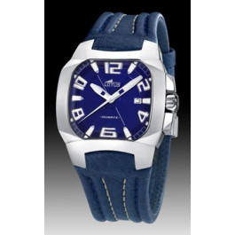 Watch strap Lotus 15507 3 Leather Blue 18mm