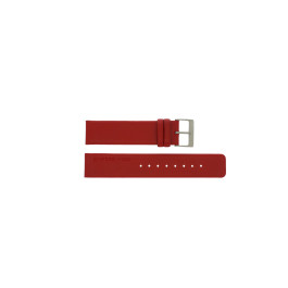 Watch strap Rolf Cremer LB027.06 / Spirale Leather Red 20mm