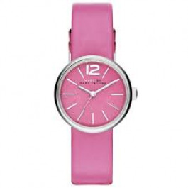 Watch strap Marc by Marc Jacobs MBM1369 Leather Pink 14mm