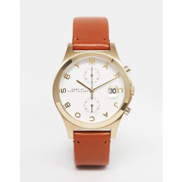 Watch strap Marc by Marc Jacobs MBM1396 Leather Brown 18mm