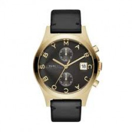 Watch strap Marc by Marc Jacobs MBM1398 Leather Black 18mm