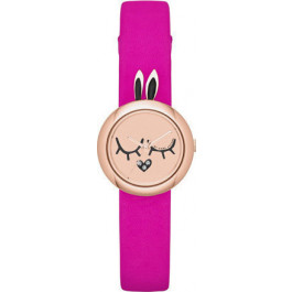 Watch strap Marc by Marc Jacobs MBM2051 Leather Pink 12mm