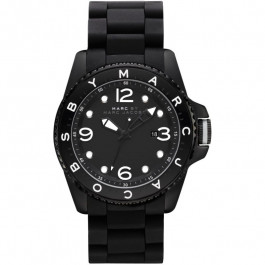 Watch strap Marc by Marc Jacobs MBM2570 Steel/Silicone Black 24mm