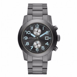 Watch strap Marc by Marc Jacobs MBM5051 Steel Anthracite grey 24mm