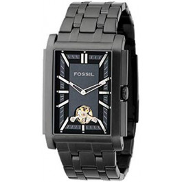 Watch strap Fossil ME1043 Stainless steel Black 26mm