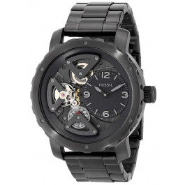 Watch strap Fossil ME1133 Steel Black