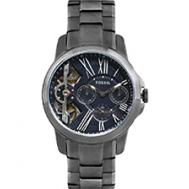 Watch strap Fossil ME1146 Stainless steel Anthracite grey 22mm