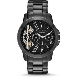 Watch strap Fossil ME1147 Stainless steel Black 22mm