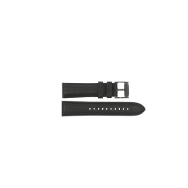 Watch strap Fossil FS5132 / FS5132IE / ME3028 / FS5242 / ME3096 Leather Black 22mm