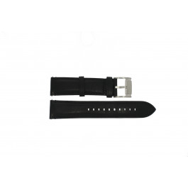 Watch strap Fossil ME3104 / ME3101 Leather Black 22mm