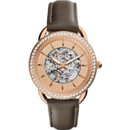 Watch strap Fossil ME3151 Leather Brown 16mm