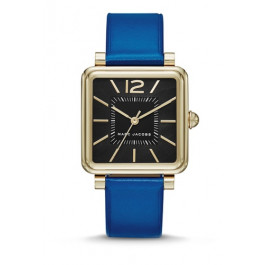 Watch strap Marc by Marc Jacobs MJ1438 Leather Blue 16mm