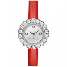 Watch strap Marc by Marc Jacobs MJ1441 Leather Red 10mm