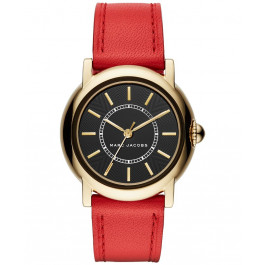 Watch strap Marc by Marc Jacobs MJ1452 Leather Red 18mm