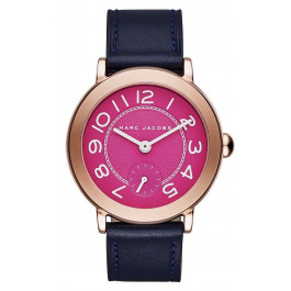 Watch strap Marc by Marc Jacobs MJ1556 Leather Blue 18mm