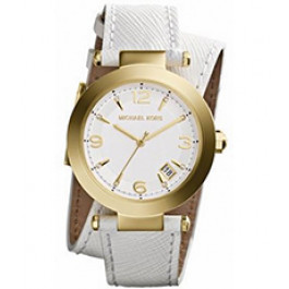Watch strap Michael Kors MK2345 Leather White 21mm