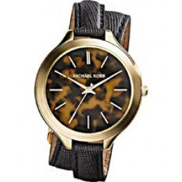 Watch strap Michael Kors MK2346 Leather Black 12mm