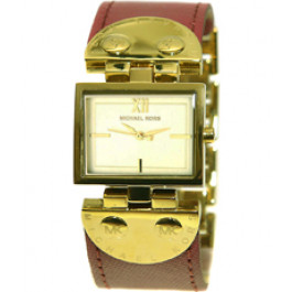 Watch strap Michael Kors MK2368 Leather Red 26mm