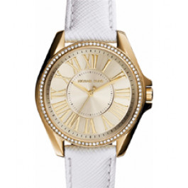 Watch strap Michael Kors MK2394 Leather White 18mm