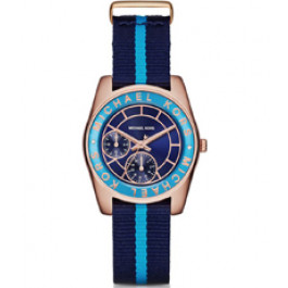 Watch strap Michael Kors MK2402 Textiles Blue 16mm